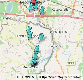 Mappa Via della palude, 46040 Ponti Sul Mincio MN, Italia (2.496)