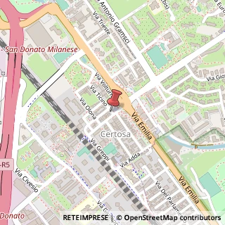 Mappa Piazza Tevere, 8, 20097 San Donato Milanese, Milano (Lombardia)