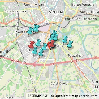 Mappa Via Fornari, 37135 Verona VR, Italia (1.11563)