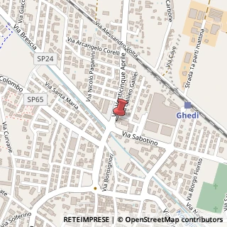 Mappa Via Sabotino, 42, 25016 Ghedi, Brescia (Lombardia)