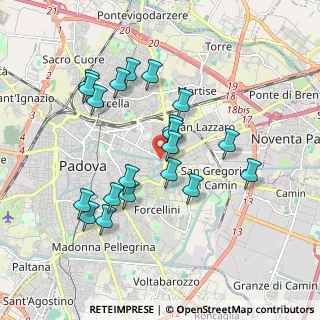 Mappa Venezia cittadella, 35129 Padova PD, Italia (1.753)