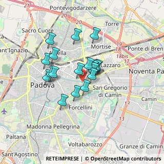 Mappa Venezia cittadella, 35129 Padova PD, Italia (1.25)