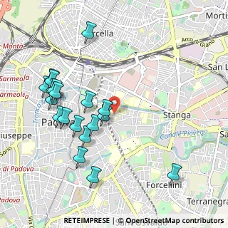 Mappa Via Francesco Marzolo, 35121 Padova PD, Italia (1.0835)