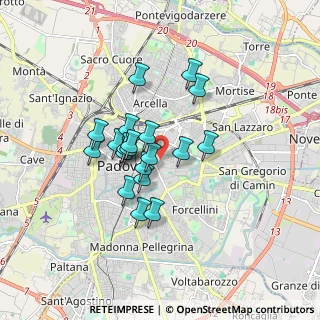Mappa Via Francesco Marzolo, 35121 Padova PD, Italia (1.287)