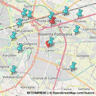 Mappa Via Alsazia, 35127 Padova PD, Italia (2.84154)