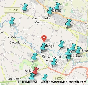 Mappa Vicolo Vegri, 35030 Selvazzano Dentro PD, Italia (2.6515)