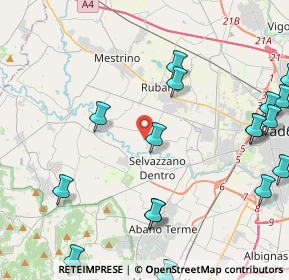 Mappa Vicolo Vegri, 35030 Selvazzano Dentro PD, Italia (6.058)