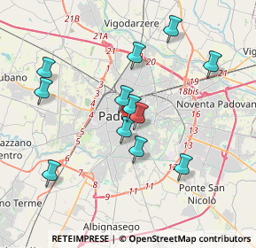 Mappa Via Monte Santo, 35123 Padova PD, Italia (3.46)