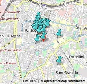Mappa Via Monte Santo, 35123 Padova PD, Italia (0.607)