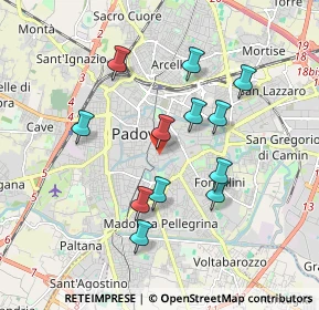 Mappa Via Monte Santo, 35123 Padova PD, Italia (1.65667)