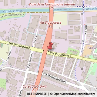 Mappa Via Vigonovese, 81, 35127 Padova, Padova (Veneto)