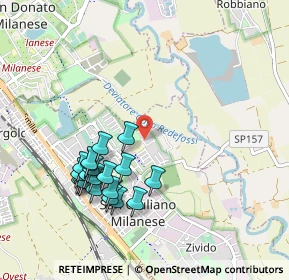 Mappa Via Giuseppe Ungaretti, 20098 San Giuliano Milanese MI, Italia (0.9775)