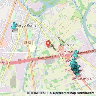 Mappa Via Taddea da Carrara, 37134 Verona VR, Italia (1.56091)