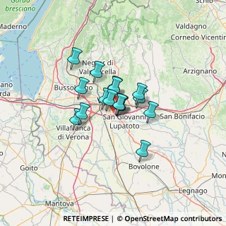 Mappa Via Taddea da Carrara, 37134 Verona VR, Italia (7.85438)