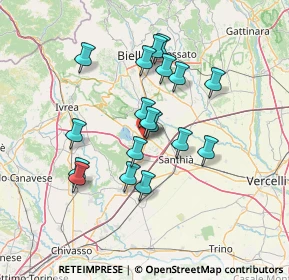 Mappa Via Campasso, 13881 Cavaglià BI, Italia (12.02389)
