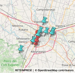 Mappa Via Cernaia, 35141 Padova PD, Italia (4.34182)