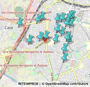 Mappa Via Cernaia, 35141 Padova PD, Italia (0.9325)