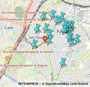 Mappa Via Cernaia, 35141 Padova PD, Italia (0.895)