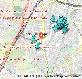 Mappa Via Cernaia, 35141 Padova PD, Italia (0.974)