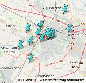 Mappa Via Cernaia, 35141 Padova PD, Italia (2.60429)