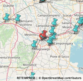 Mappa Via Cernaia, 35141 Padova PD, Italia (19.629)