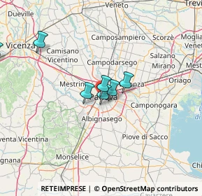 Mappa Via Cernaia, 35141 Padova PD, Italia (29.13364)