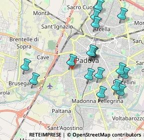 Mappa Via Cernaia, 35141 Padova PD, Italia (2.11941)