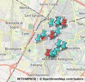 Mappa Via Cernaia, 35141 Padova PD, Italia (1.52421)