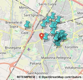 Mappa Via Cernaia, 35141 Padova PD, Italia (1.4495)