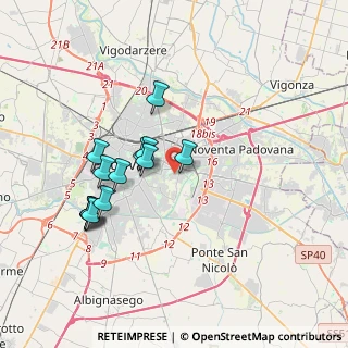 Mappa Via Gasparo Zonta, 35128 Padova PD, Italia (3.42231)