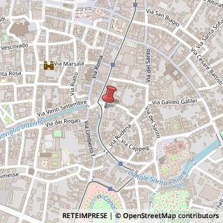 Mappa Via Santa Chiara, 1, 35123 Padova, Padova (Veneto)
