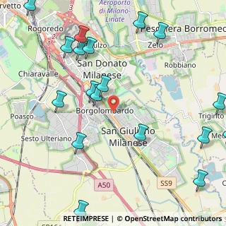 Mappa Fornace, 20098 San Giuliano Milanese MI, Italia (2.976)