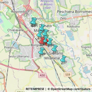 Mappa Fornace, 20098 San Giuliano Milanese MI, Italia (1.17091)