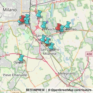 Mappa Fornace, 20098 San Giuliano Milanese MI, Italia (3.95462)