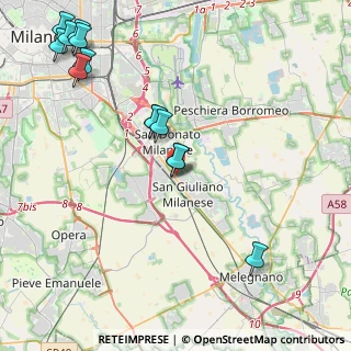 Mappa Fornace, 20098 San Giuliano Milanese MI, Italia (5.05846)