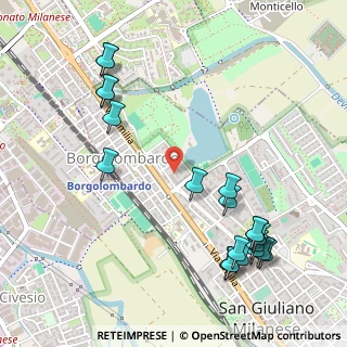 Mappa Fornace, 20098 San Giuliano Milanese MI, Italia (0.6315)