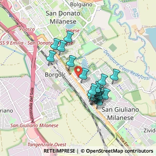 Mappa Fornace, 20098 San Giuliano Milanese MI, Italia (0.7735)
