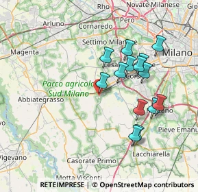 Mappa 20083 Gaggiano MI, Italia (6.81071)