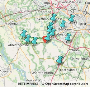 Mappa 20083 Gaggiano MI, Italia (6.14769)