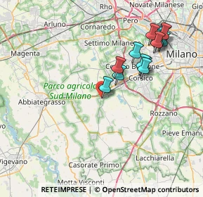 Mappa 20083 Gaggiano MI, Italia (8.02929)