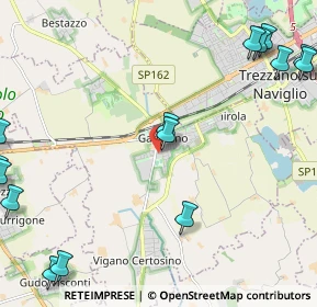 Mappa 20083 Gaggiano MI, Italia (3.20667)
