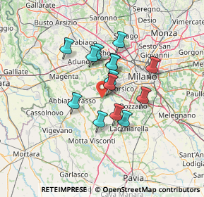 Mappa 20083 Gaggiano MI, Italia (10.025)