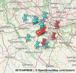 Mappa 20083 Gaggiano MI, Italia (9.61933)