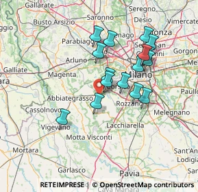 Mappa 20083 Gaggiano MI, Italia (12.44563)