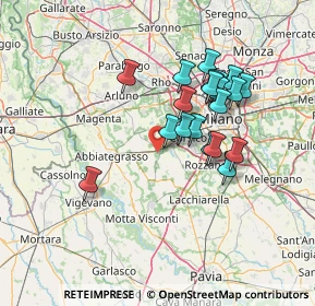 Mappa 20083 Gaggiano MI, Italia (12.3925)
