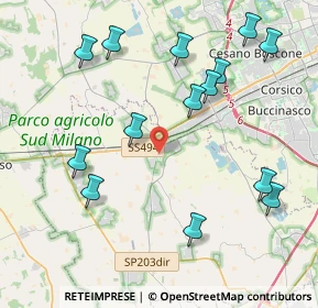 Mappa 20083 Gaggiano MI, Italia (4.59929)