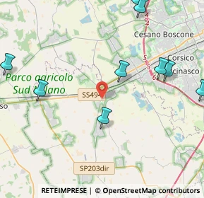 Mappa 20083 Gaggiano MI, Italia (5.74909)