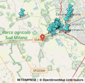 Mappa 20083 Gaggiano MI, Italia (3.97706)