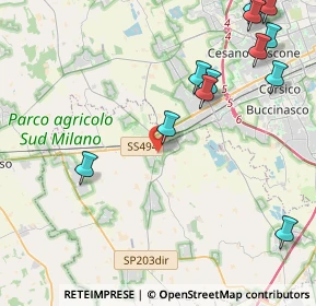 Mappa 20083 Gaggiano MI, Italia (5.3825)