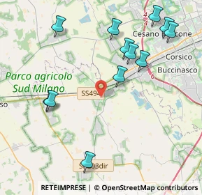 Mappa 20083 Gaggiano MI, Italia (4.66667)